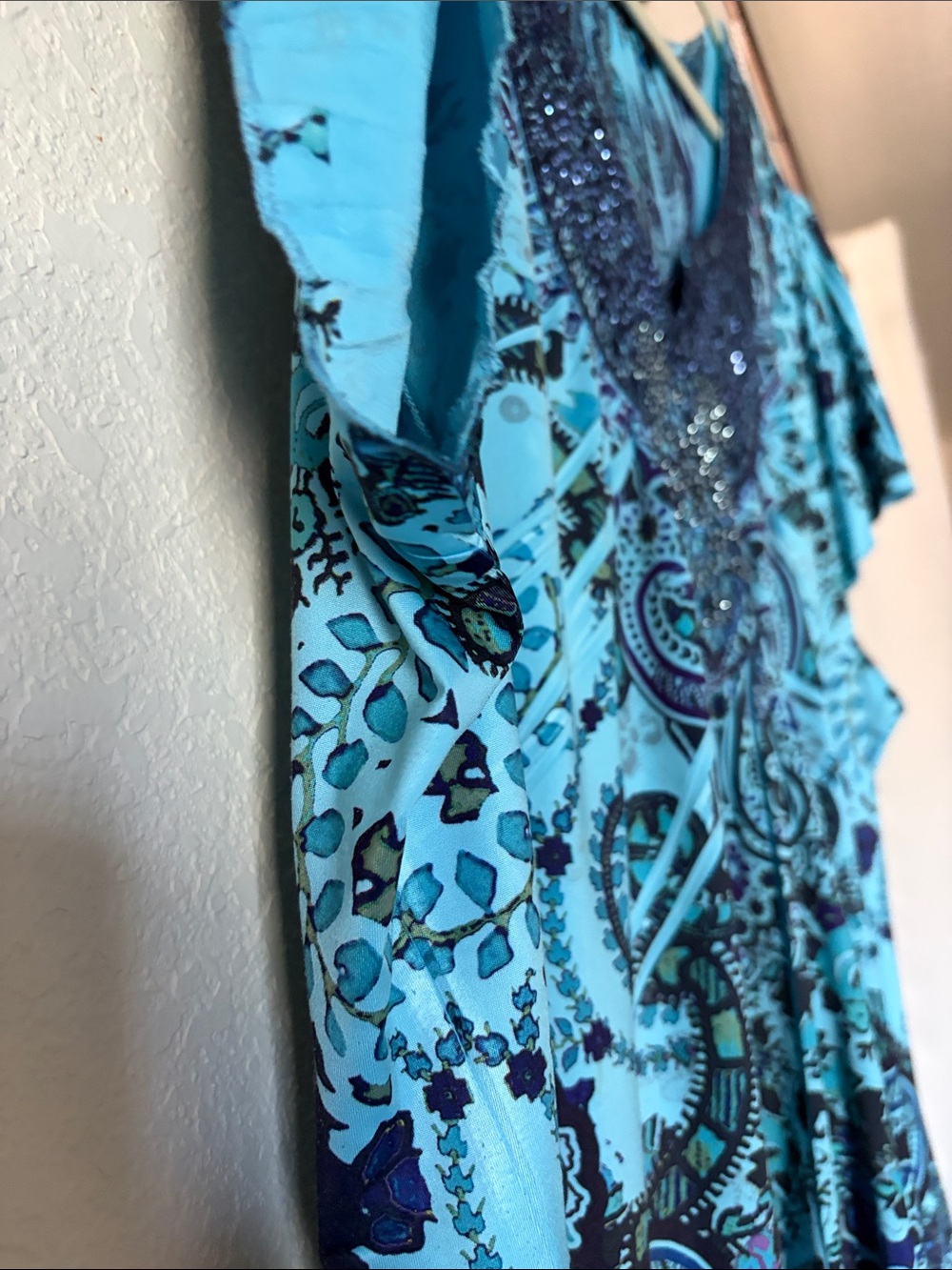 Paisley Print Women's Top - Picture 2 of 6